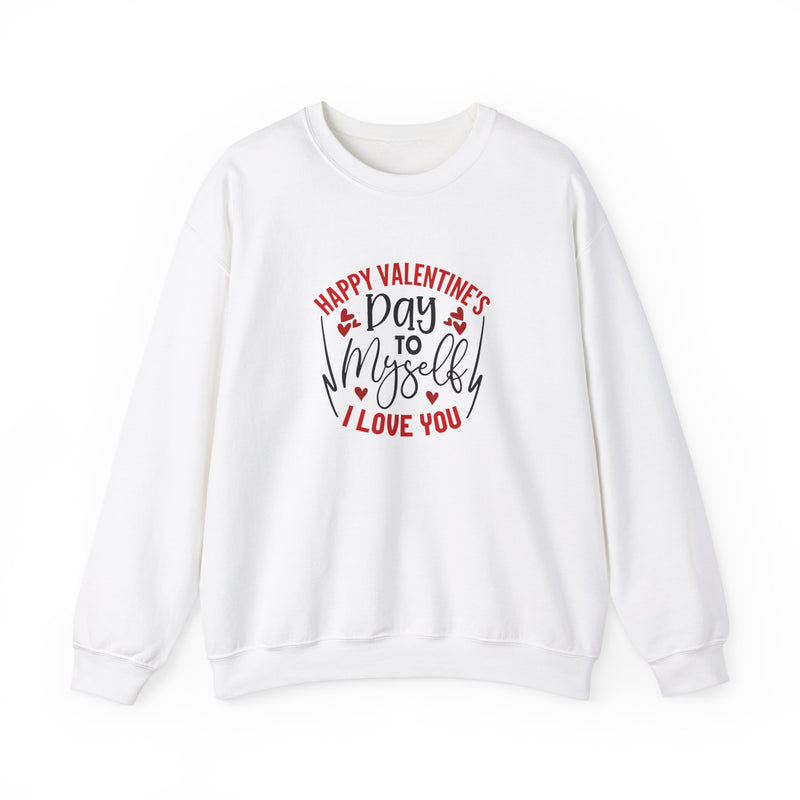 Happy Valentine's Day to Myself Unisex Heavy Blend™ Crewneck Sweatshirt