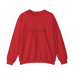 Valentine's Day Hugs and Kisses Unisex Heavy Blend™ Crewneck Sweatshirt