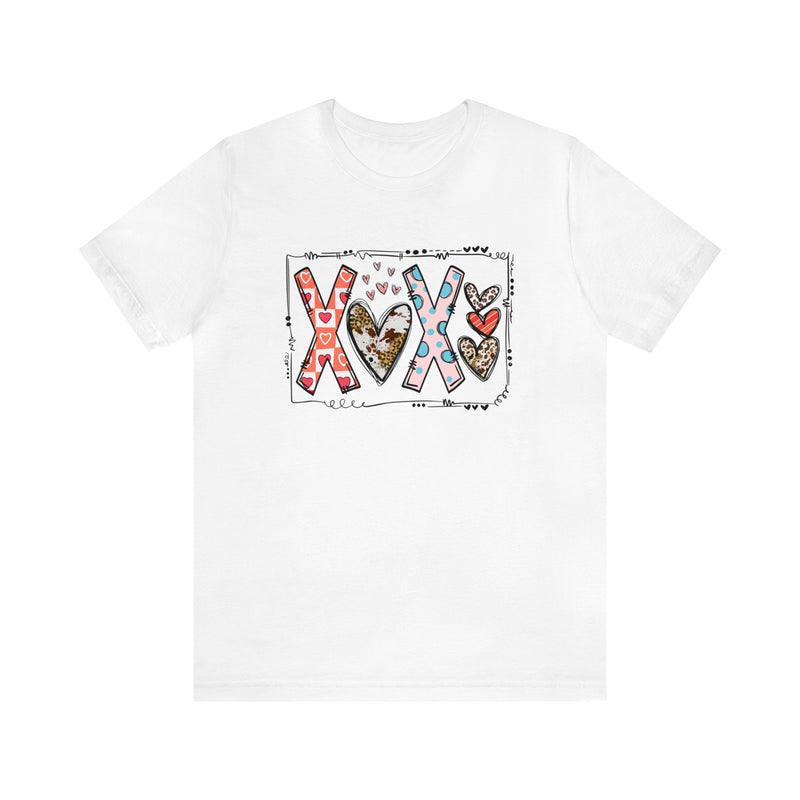 XOXO Cool Valetine's Day Unisex Jersey Short Sleeve Tee