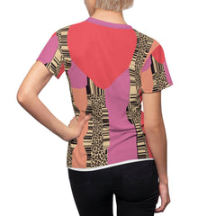 Abstract Art Collection Women's Cut & Sew Tee (AOP)