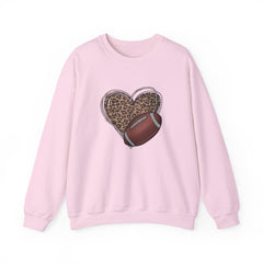 Valentine's Day Love of Football Heavy Blend™ Crewneck Sweatshirt