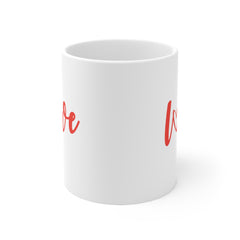 Valentine's Day Red Love Ceramic Mug 11 oz.