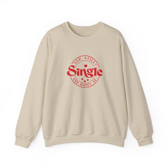 Yep Still Single Unisex Heavy Blend™ Crewneck Sweatshirt