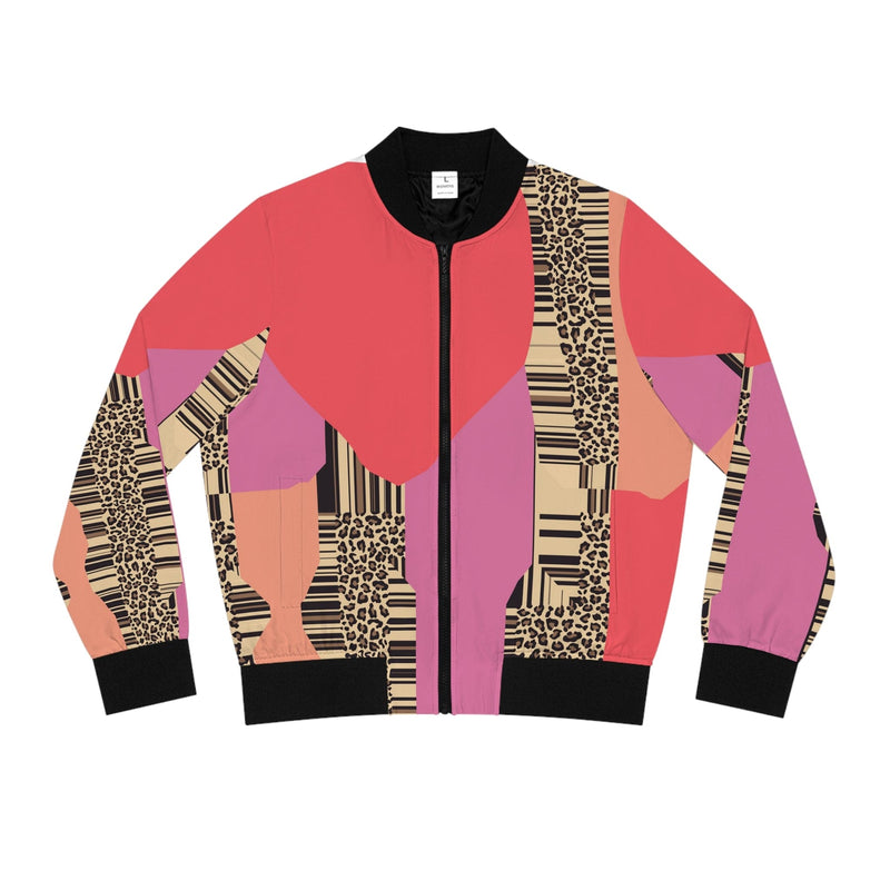 Abstract Art Collection Women's Bomber Jacket (AOP)