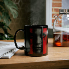 Valentine's Day Avant-garde Collection Ceramic Black Mug 11 oz.