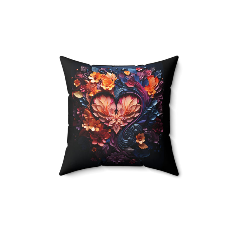 Valentine's Day Our Love Story Collection Square Pillow