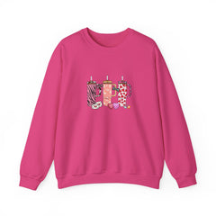 Valentine's Day Tumbler Unisex Heavy Blend™ Crewneck Sweatshirt