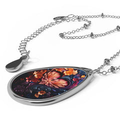 Valentine's Day Our Love Story Collection Oval Necklace