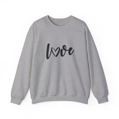 Valentine's Day Black Love Heavy Blend™ Crewneck Sweatshirt