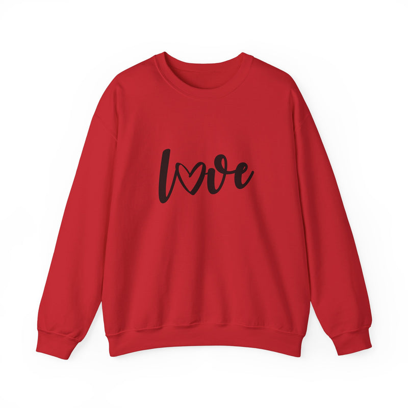 Valentine's Day Black Love Heavy Blend™ Crewneck Sweatshirt