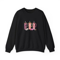 Valentine's Day Tumbler Unisex Heavy Blend™ Crewneck Sweatshirt