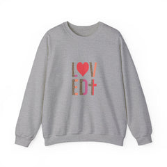 I Love EDT Valentine's Day Heavy Blend™ Crewneck Sweatshirt