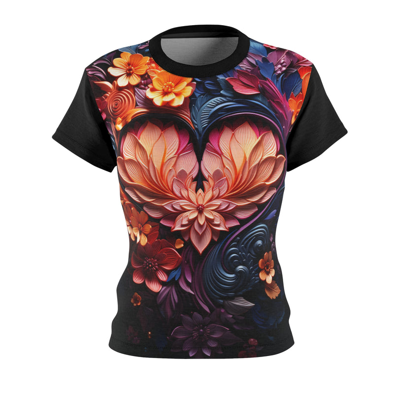 Valentine's Day Our Love Story Collection Women's Cut & Sew Tee (AOP)