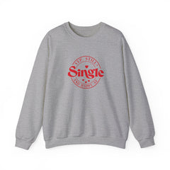 Yep Still Single Unisex Heavy Blend™ Crewneck Sweatshirt