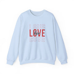 Valentine's Day Love Her Heavy Blend™ Crewneck Sweatshirt