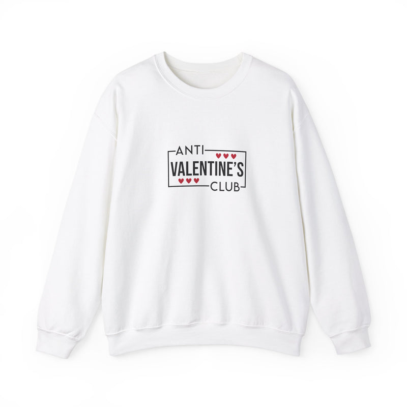 Anti-Valentine's Day Club Unisex Heavy Blend™ Crewneck Sweatshirt