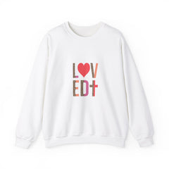 I Love EDT Valentine's Day Heavy Blend™ Crewneck Sweatshirt