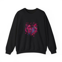 Valentine's Day Hot and Happy Heavy Blend™ Crewneck Sweatshirt