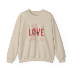 Valentine's Day Love Her Heavy Blend™ Crewneck Sweatshirt