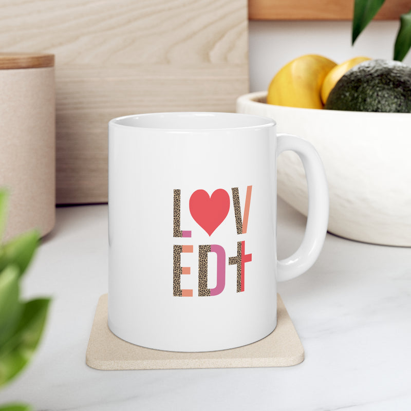 I Love EDT Valentine's Day Ceramic Mug 11 oz.