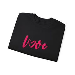 Valentine's Day Pink Love Unisex Heavy Blend™ Crewneck Sweatshirt