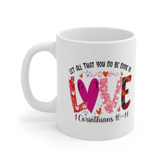 Valentine's Day Love Corinthians Ceramic Mug 11 oz.