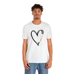 Valentine's Day Hot Flash Heart Short Sleeve Tee Express Delivery available