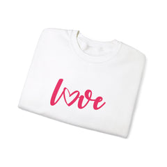 Valentine's Day Pink Love Unisex Heavy Blend™ Crewneck Sweatshirt