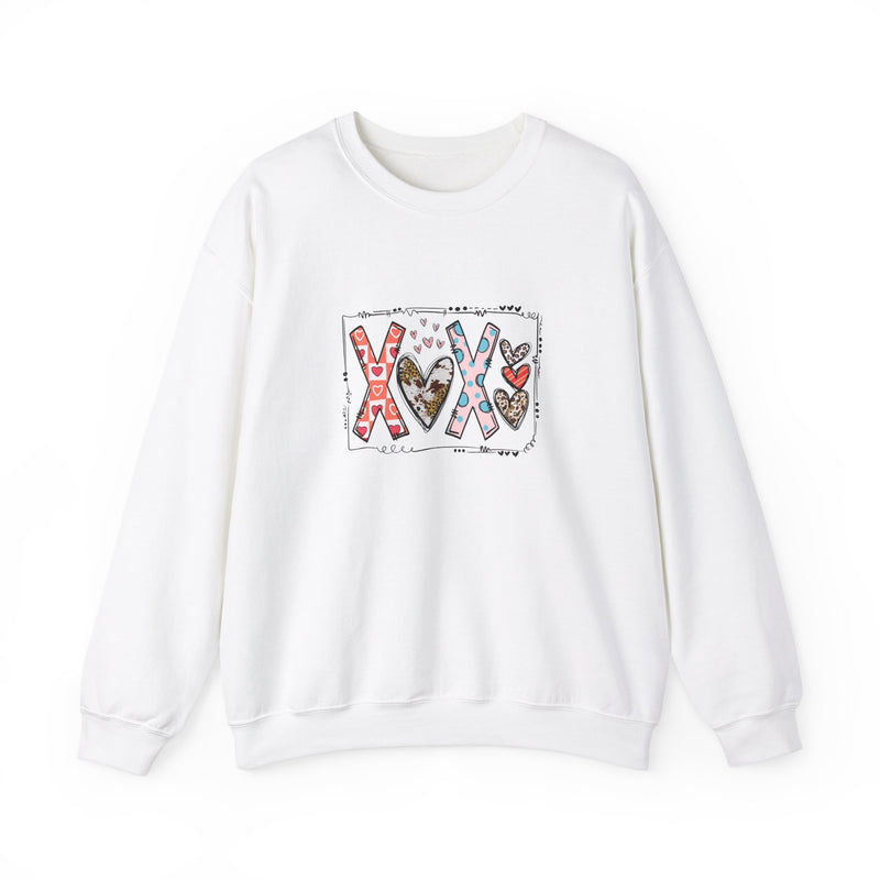 XOXO Cool Valetine's Day Unisex Heavy Blend™ Crewneck Sweatshirt