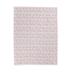 Valentine's Day Pattern Velveteen Plush Blanket