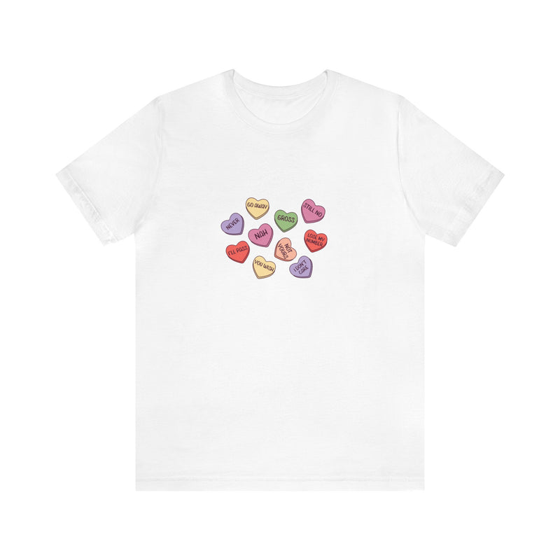 Anti-Valentine's Day Candy T-shirt U Express Delivery available