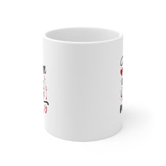 Valentine's Day I love You the Most Ceramic Mug 11 oz.