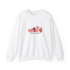 Valentine's Day Fast Food Love Unisex Heavy Blend™ Crewneck Sweatshirt