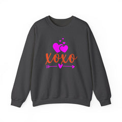 XOXO Pink Love Valentine's Day Unisex Heavy Blend™ Crewneck Sweatshirt