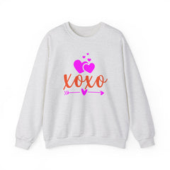 XOXO Pink Love Valentine's Day Unisex Heavy Blend™ Crewneck Sweatshirt