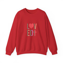 I Love EDT Valentine's Day Heavy Blend™ Crewneck Sweatshirt