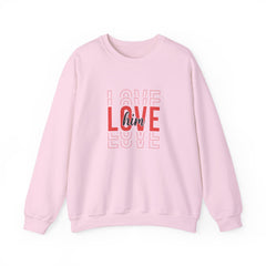 Valentine's Day Love Him Heavy Blend™ Crewneck Sweatshirt