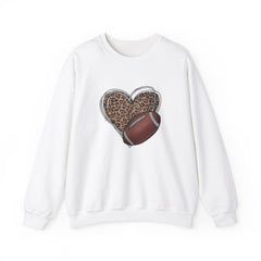 Valentine's Day Love of Football Heavy Blend™ Crewneck Sweatshirt