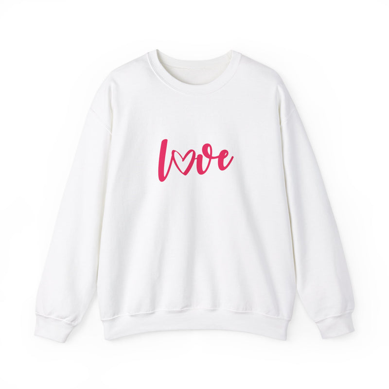 Valentine's Day Pink Love Unisex Heavy Blend™ Crewneck Sweatshirt