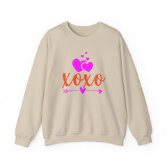 XOXO Pink Love Valentine's Day Unisex Heavy Blend™ Crewneck Sweatshirt