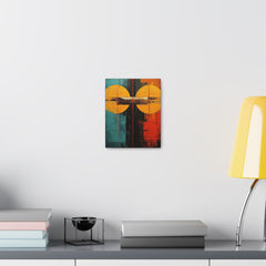 Two Moons Abstract African Art Collection Canvas Gallery Wraps