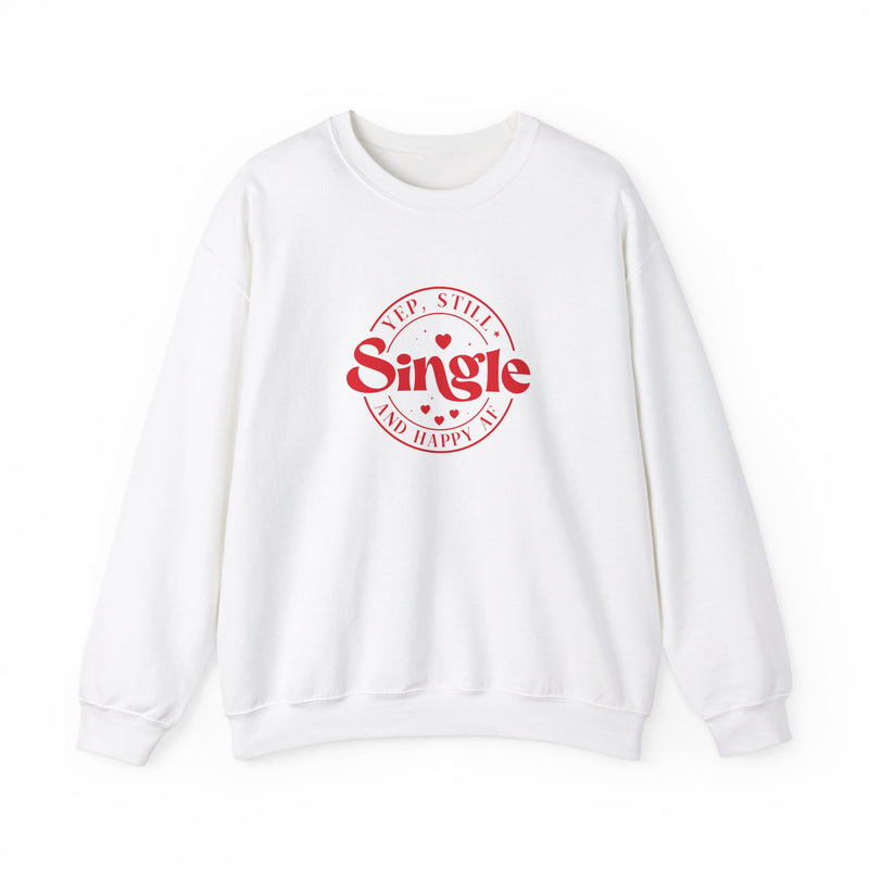 Yep Still Single Unisex Heavy Blend™ Crewneck Sweatshirt