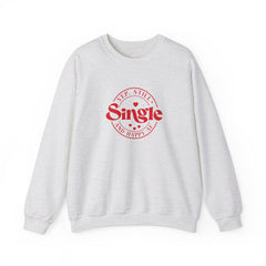 Yep Still Single Unisex Heavy Blend™ Crewneck Sweatshirt