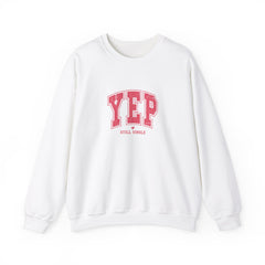 Yep Still Single Valentine's Day Unisex Heavy Blend™ Crewneck Sweatshirt