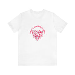 Valentine's Day Hearts and Hormones Short Sleeve Tee