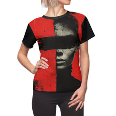 Valentine's Day Avant-garde Collection Women's Cut & Sew Tee (AOP)