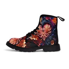 Valentine's Day Our Love Story Collection Women's Canvas Boots