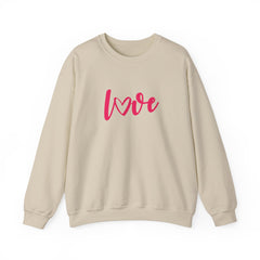 Valentine's Day Pink Love Unisex Heavy Blend™ Crewneck Sweatshirt