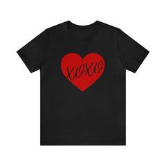 XOXO Heart Valentine's Day Short Sleeve Tee