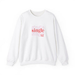 Single as AF Valentine's Day Unisex Heavy Blend™ Crewneck Sweatshirt